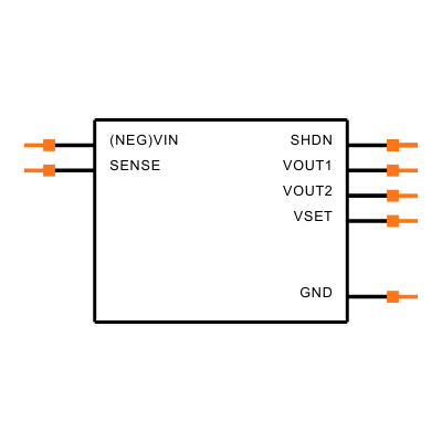 MAX664EPA+ Symbol