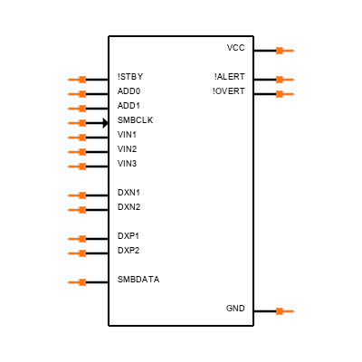 MAX6656MEE+T Symbol