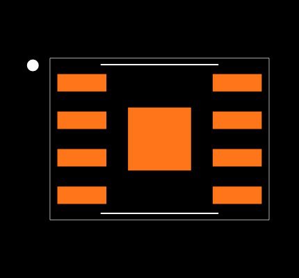 MAX6665ASA55+T Footprint