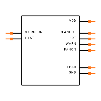 MAX6665ASA55+T Symbol