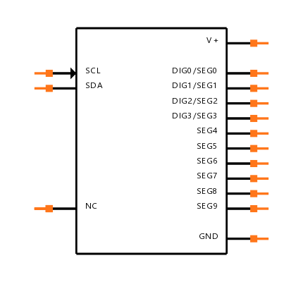MAX6958BAEE+T Symbol