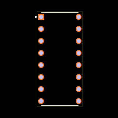 MAX713EPE+ Footprint