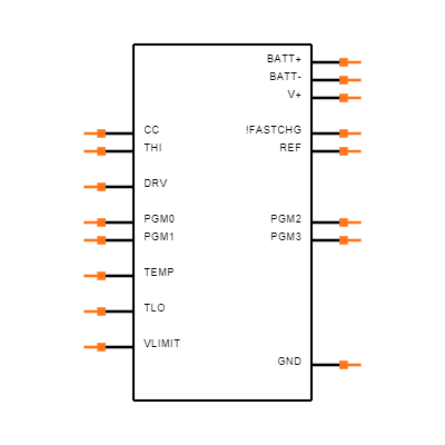 MAX713EPE+ Symbol