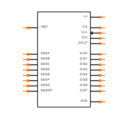 MAX7221ENG+ Symbol