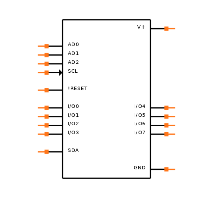 MAX7310AUE+T Symbol