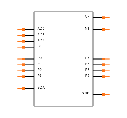 MAX7328AWE+ Symbol