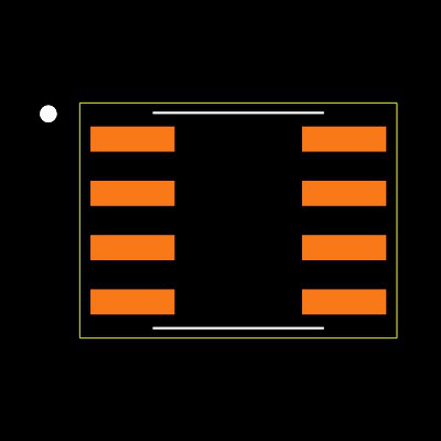 MAX734CSA+T Footprint