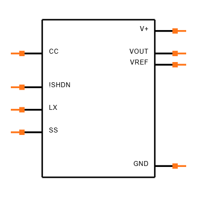MAX734ESA+ Symbol