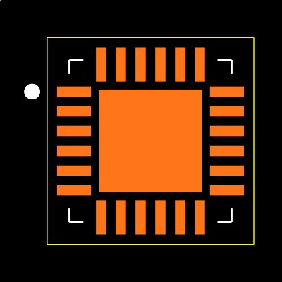 MAX7357ETG+ Footprint