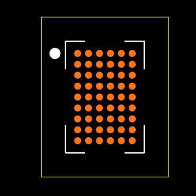 MAX77950EWW+T Footprint