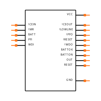 MAX793SCPE+ Symbol