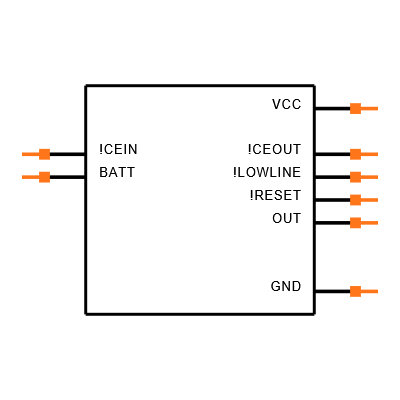 MAX808LESA+ Symbol