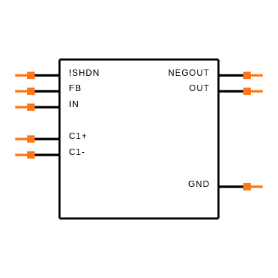 MAX840ISA+ Symbol