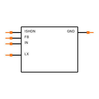 MAX8560EZK+T Symbol