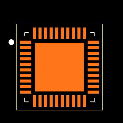 MAX8660ETL+ Footprint