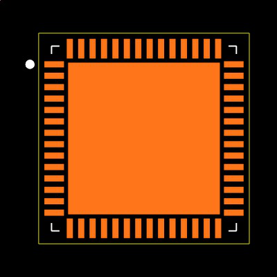 MAX9276AGTN+T Footprint