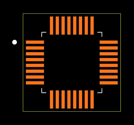 MAX9389EHJ+T Footprint
