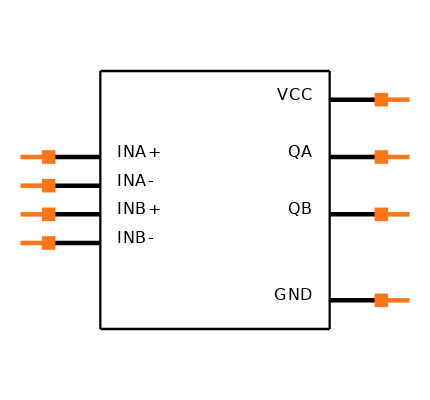 MAX962ESA+T Symbol