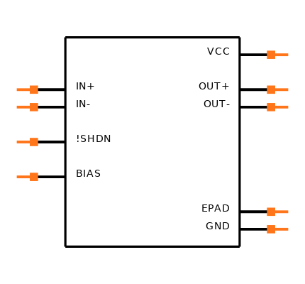 MAX9716EUA+T Symbol