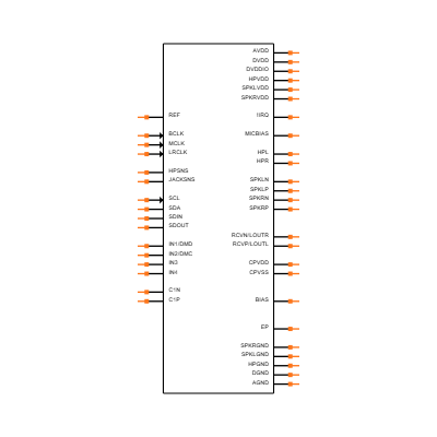 MAX98090BETL+ Symbol