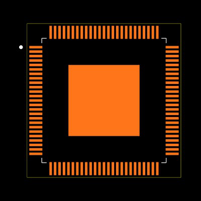 MAX9967BRCCQ+D Footprint