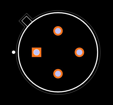MLX90621ESF-BAB-000-SP Footprint