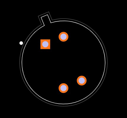 MLX90640ESF-BAB-000-TU Footprint