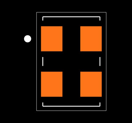 25QHM53D0.5-16.667 Footprint