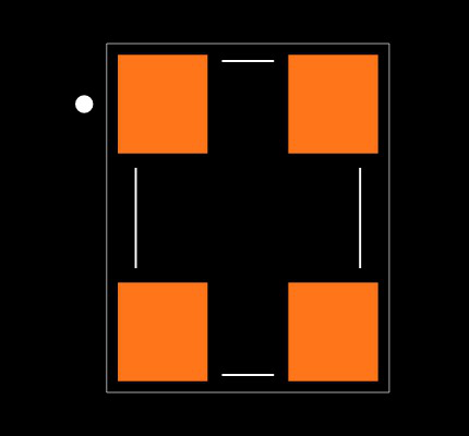25QHM572D1.0-33.333 Footprint