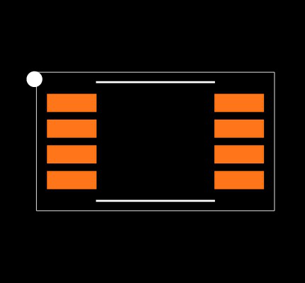MIC284-3BMM Footprint