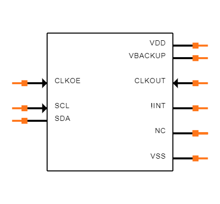 RV-3129-C3 32.768kHz OPTION A TA QC Symbol