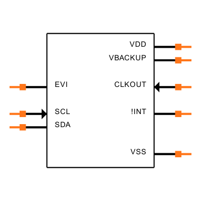 RV-3028-C8-32.768KHZ-1PPM-TA-QC Symbol