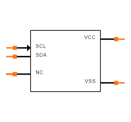 24AA02UID-I/P Symbol