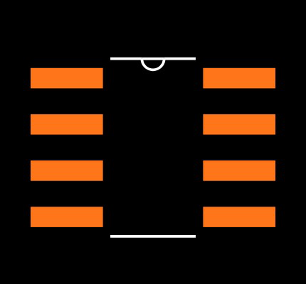 24FC256-I/SM Footprint