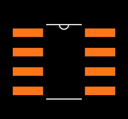 24LC256-E/SM Footprint