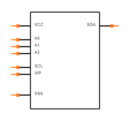 24LC256-I/STG Symbol