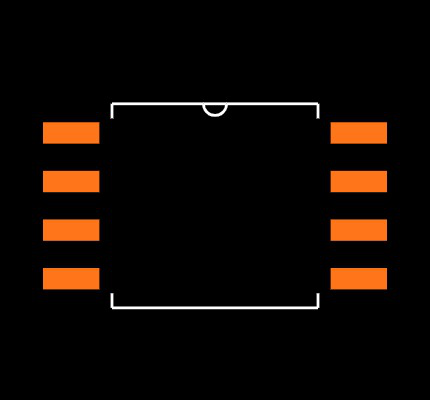 24LC32A-E/SN Footprint