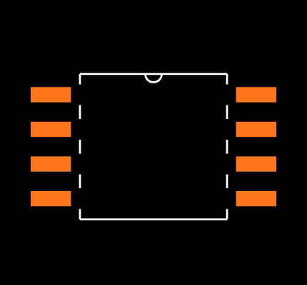 24LC65-I/SM Footprint