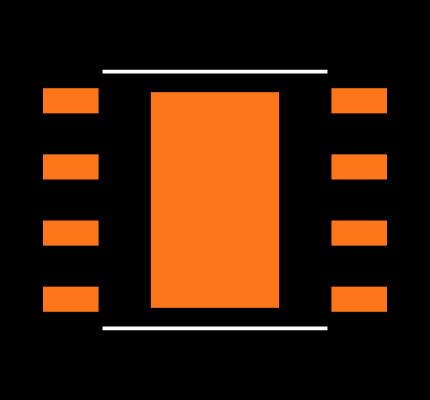 25LC256-I/MF Footprint