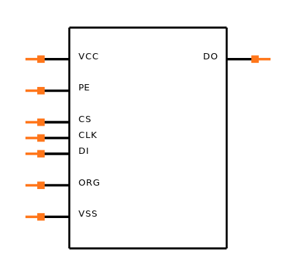 93LC76/SN Symbol