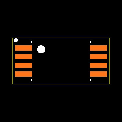 AT25080B-XHL-B Footprint