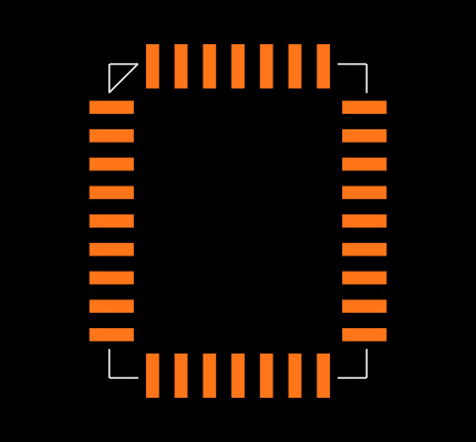 AT27C256R-70JU Footprint