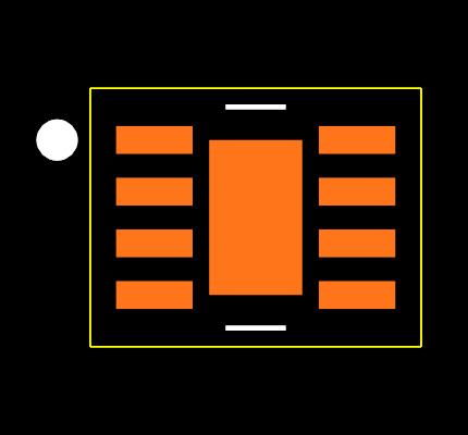 AT42QT1011-MAHR Footprint
