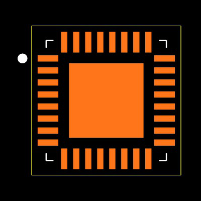 ATA5781-WNQW Footprint