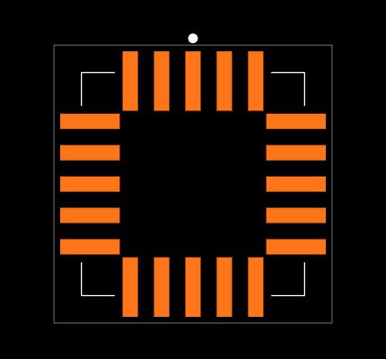 ATF16V8C-7JC Footprint