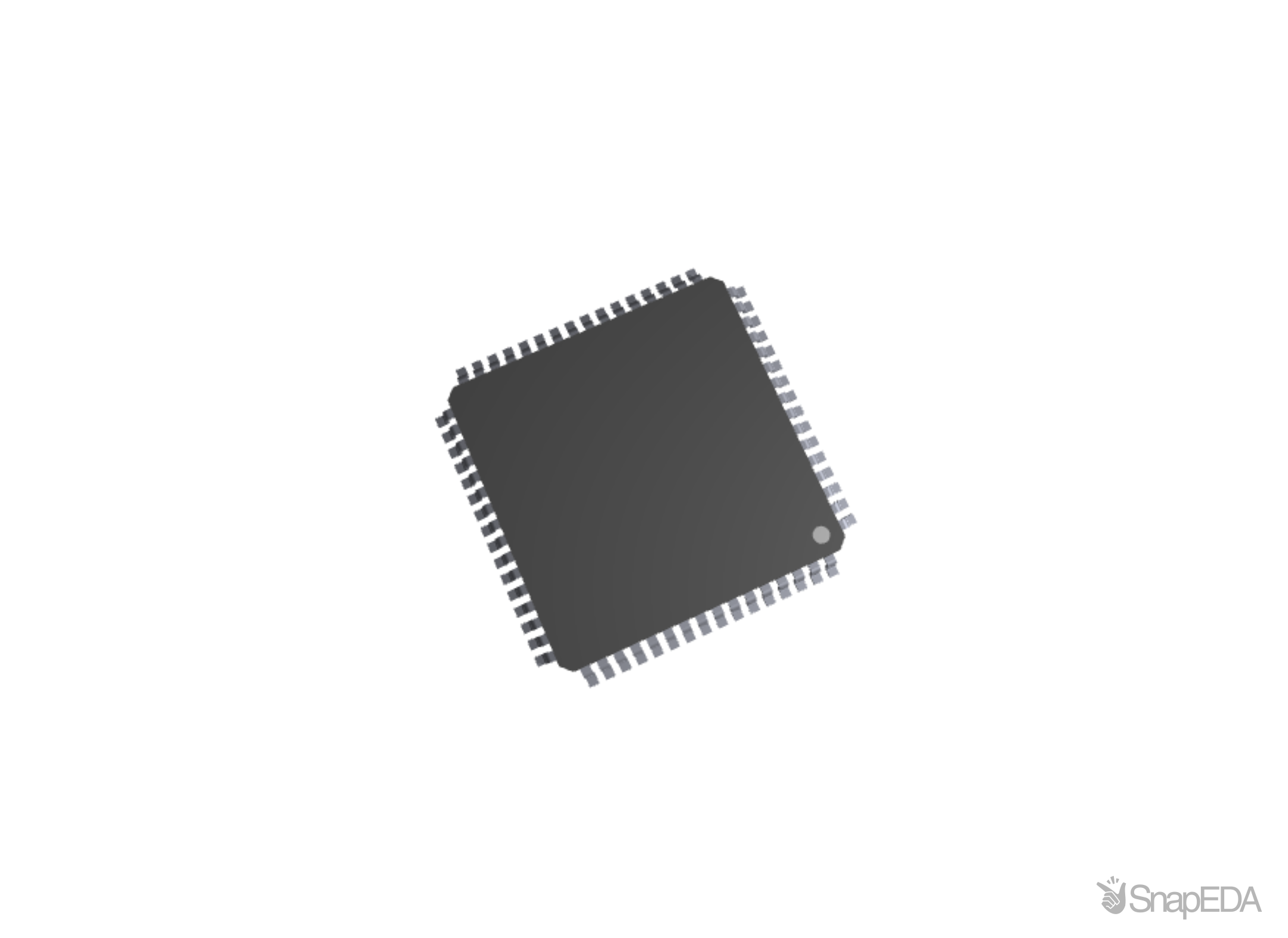 ATMEGA128-16AU 3D Model