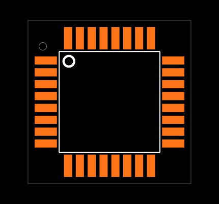 ATMEGA328P-AUR SL044 Footprint