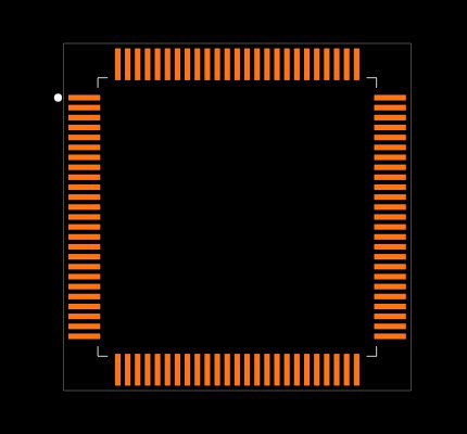 ATMEGA640V-8AUR Footprint