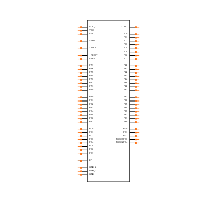 ATMEGA64L-8MU Symbol