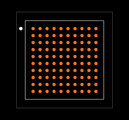 ATSAME70N21B-CNT Footprint